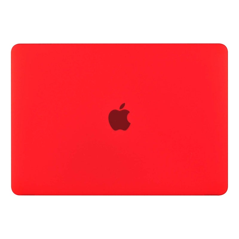 UESWILL 2022 2021 غلاف ماك بوك إير 13 بوصة A2337 M1 A2179 A1932، غلاف صلب متوافق مع ماك بوك إير 13 بوصة مع شاشة ريتينا وTouch ID (2018-2022)، أحمر - Image 3